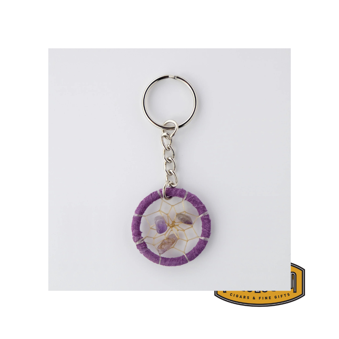 Earth Essence Dream Catcher Keychain - February