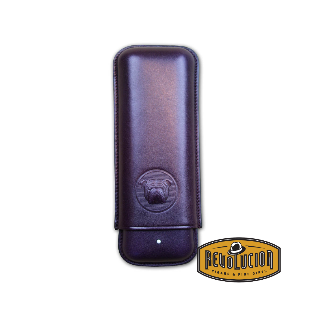 The White Spot Bulldog Cigar Case Corona (2F) - Purple