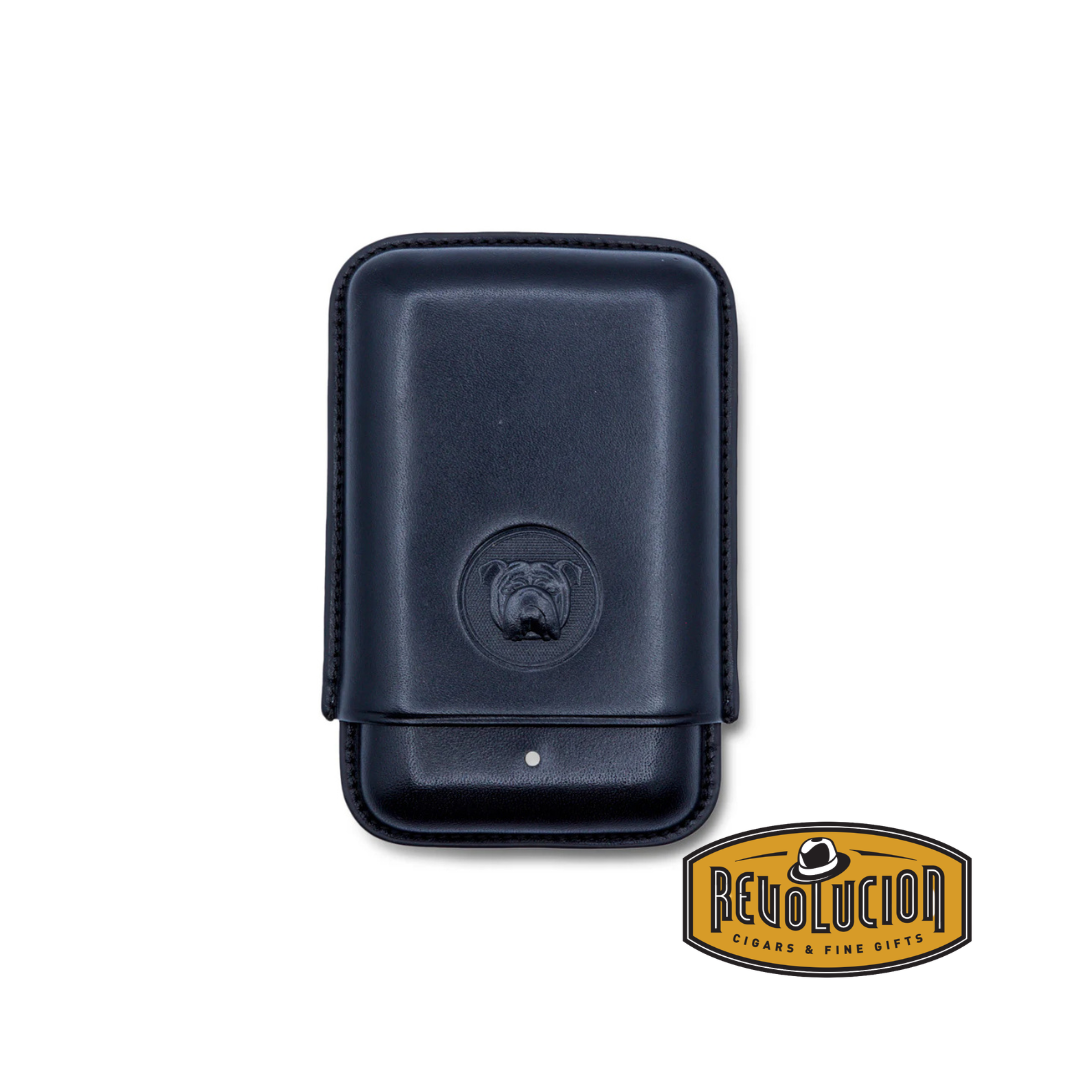 The White Spot Bulldog Cigar Case Robusto (3F) - Black