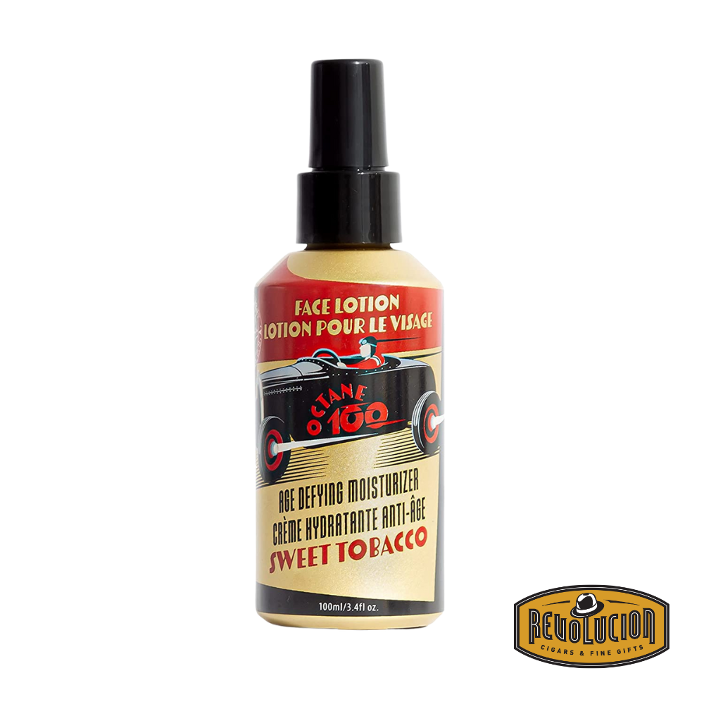 18.21 Man Made Octane 100 Face Moisturizer - Sweet Tobacco - 3.4oz (front view of the bottle)