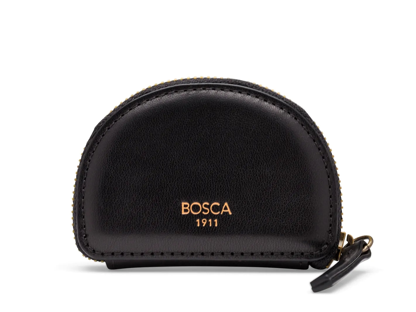 Bosca Unisex Zipper Leather Coin Purse / Key Fob - Black. Mens Wallets at Revolucion in Vancouver
