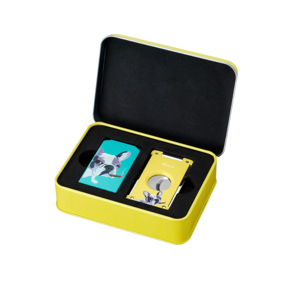 Briquet et coupe-légumes Siglo Set pour chiens jumeaux