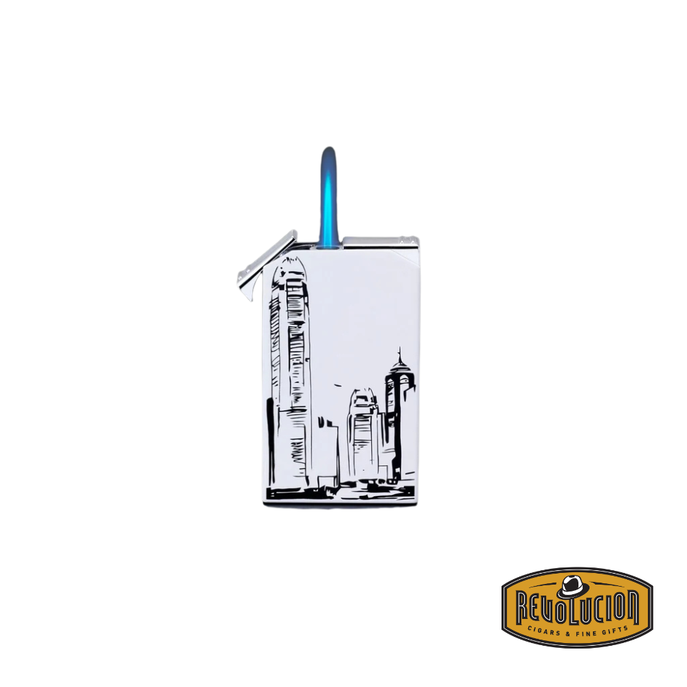 Briquet tatouage Siglo Twin Flame HK Skyline