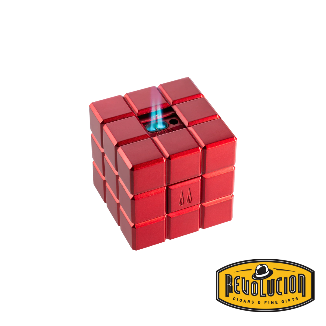 Colibri Heritage Cube Table Lighter - Red