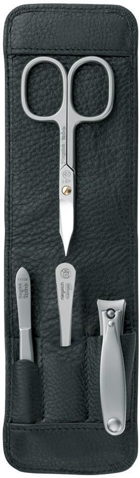 Niegeloh Imantado M 4pc Manicure Set blacl leather