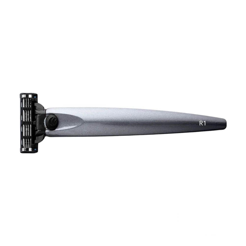 Bolin Webb R1 Graphite Razor shown from the front.