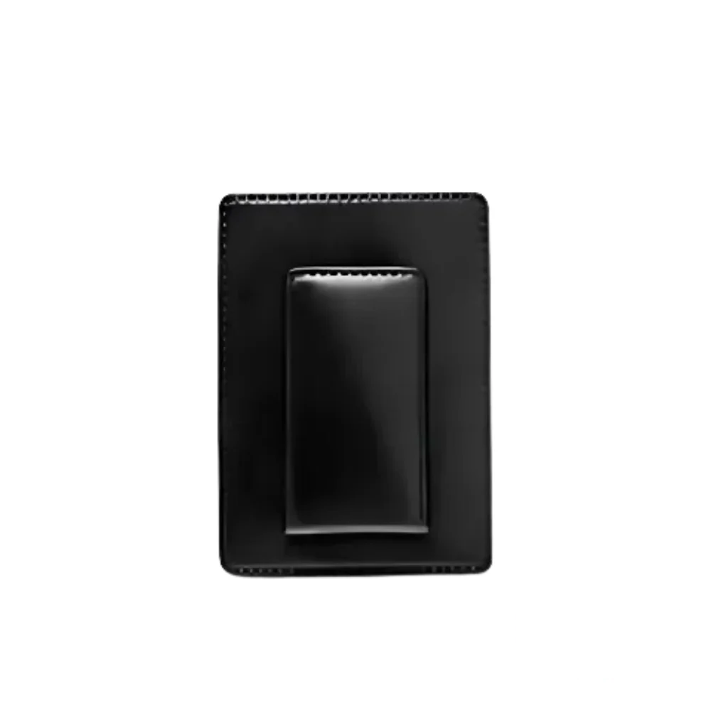 Back view of the Bosca Deluxe Front Pocket Wallet in black leather, showcasing its smooth finish and refined stitching for a sophisticated and durable design.