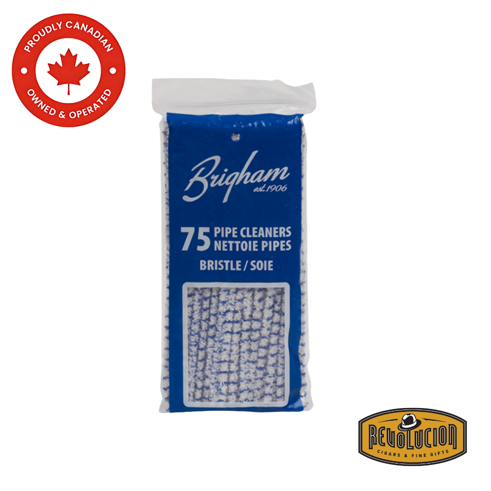 Brigham Bristle Pipe Cleaners - 75 Pack, designed for effective pipe maintenance and residue removal.