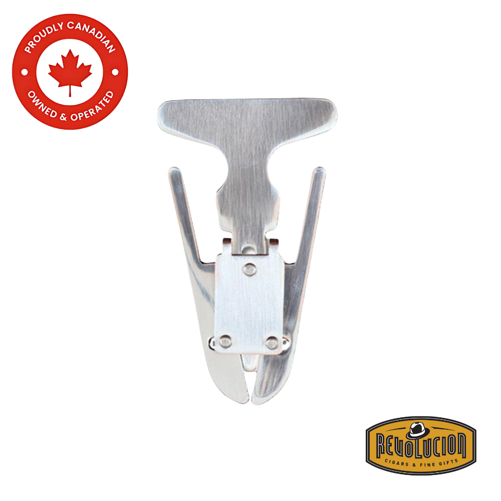 Brigham Chrome Pipe Reamer Tool with a sleek metallic finish, designed for cleaning and maintaining smoking pipes.