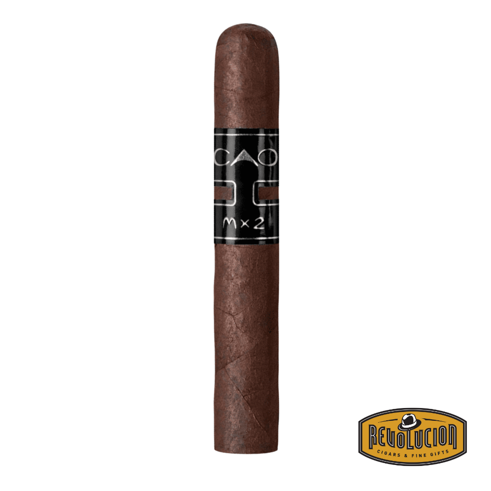 CAO Mx2 Toro Honduran cigar with a dark Maduro wrapper, delivering a bold and complex flavor profile.