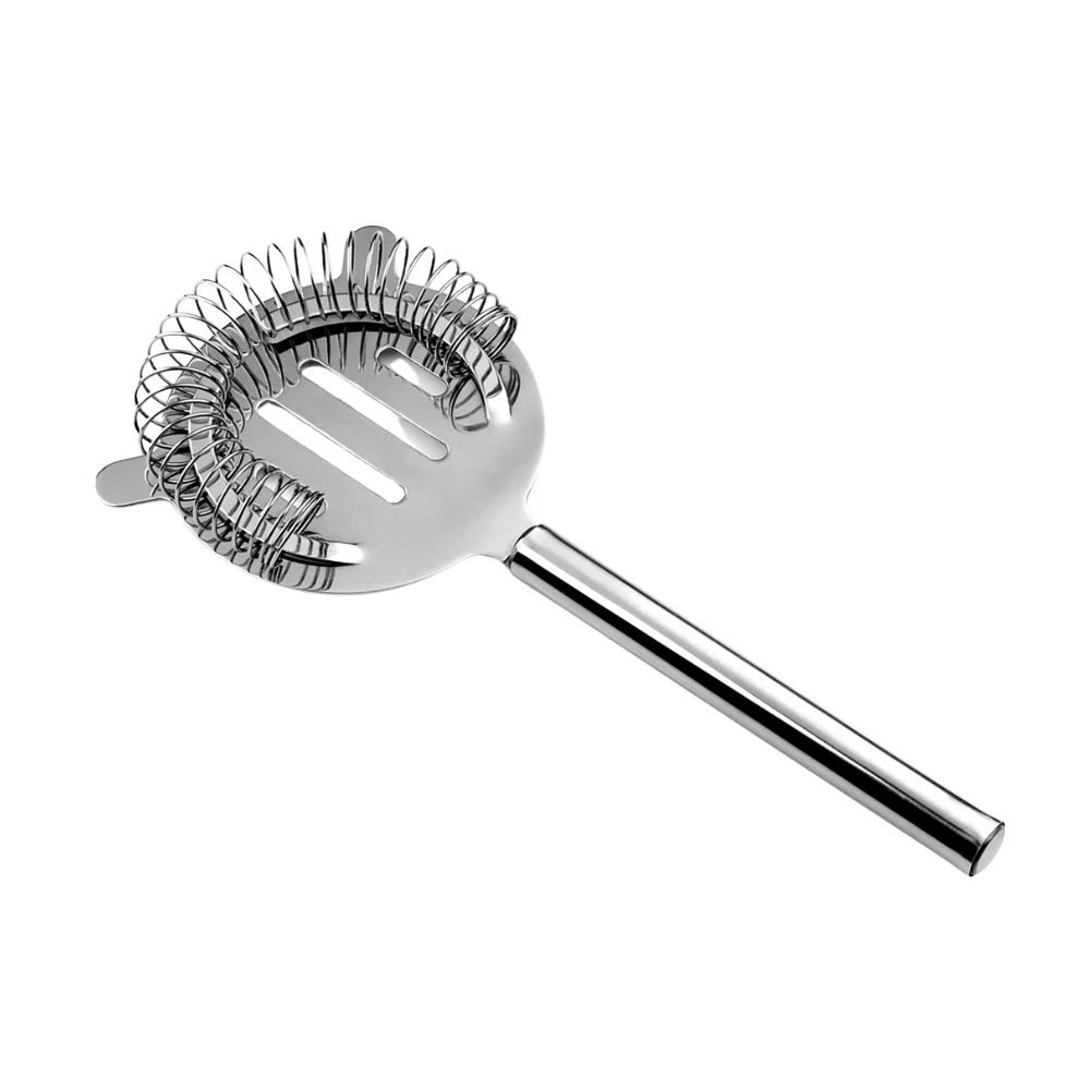 Claude Stainless Steel Strainer – A high-quality, durable cocktail strainer with a sleek stainless steel finish, designed to fit securely over mixing glasses and shakers for effortless straining of cocktails.
