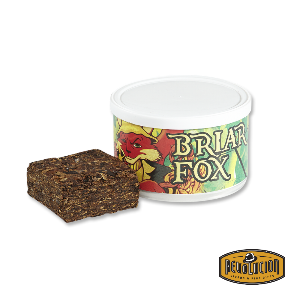 Cornell & Diehl Briar Fox Pipe Tobacco - Canadian plain packaging with health warnings and simplified design.