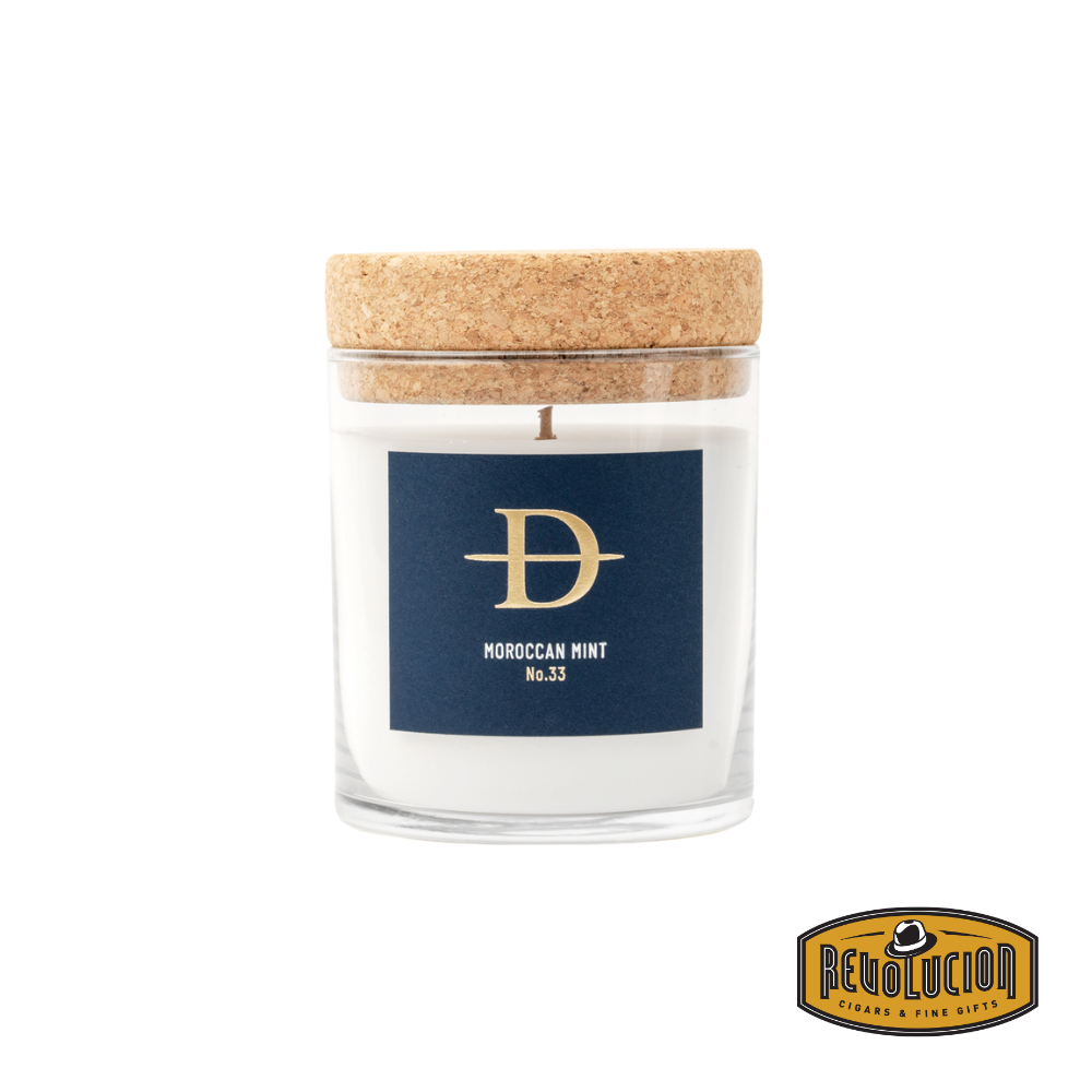 Daneson Moroccan Mint Candle in an elegant glass container, offering a refreshing and soothing mint aroma.