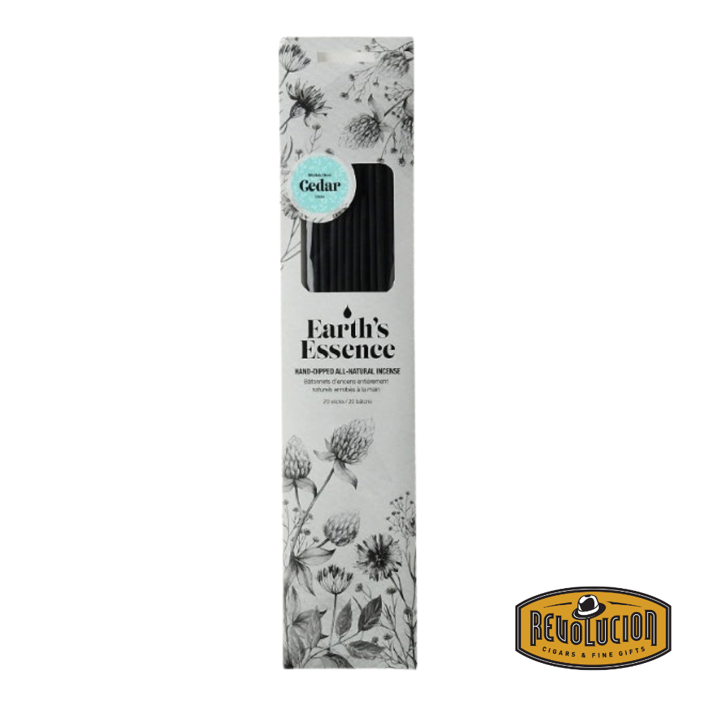 Earth Essence Cedar Incense Sticks in a natural, aromatic bundle.
