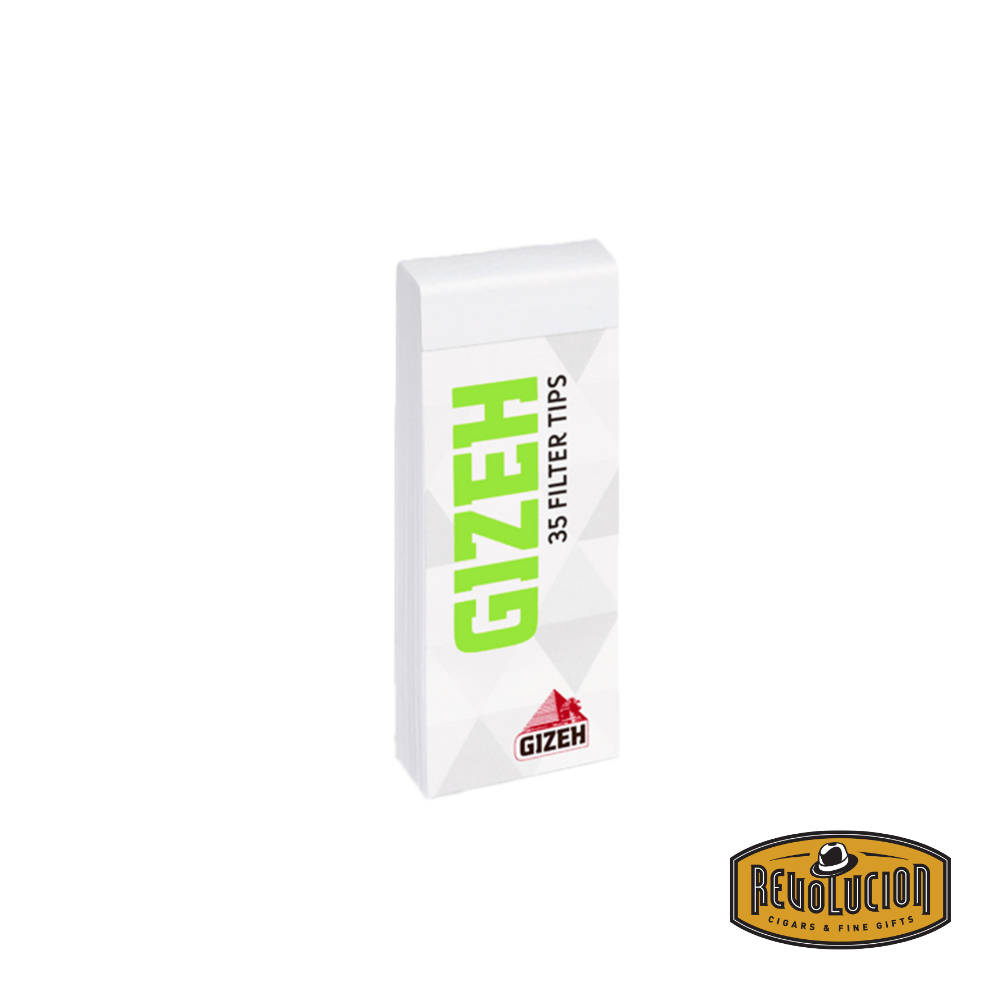 Gizeh King Size Filter Tips Roach Pad – 35 unbleached tips in a compact pad for easy rolling.