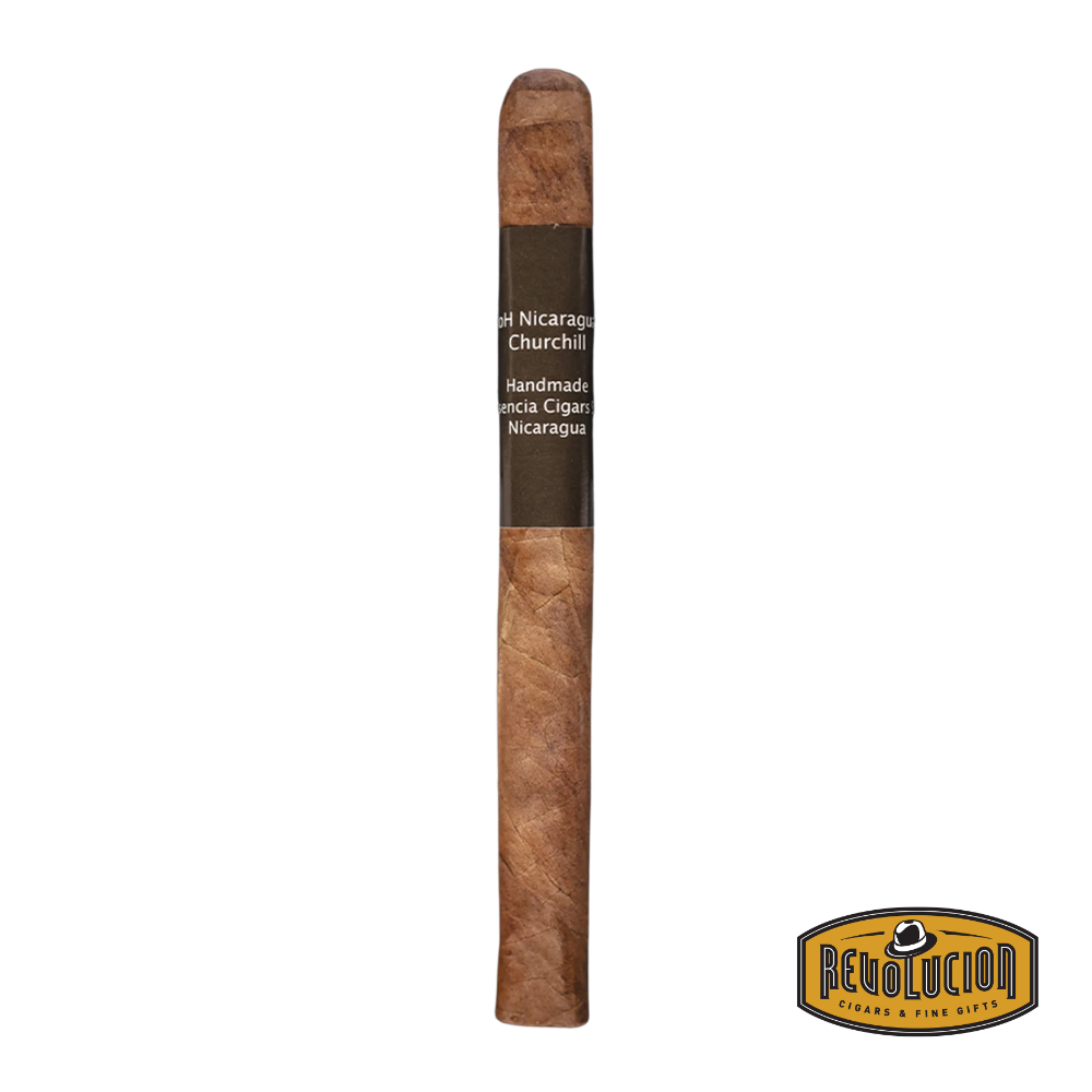 HOH Churchill – medium-bodied Nicaraguan cigar with classic Churchill shape and smooth, flavorful profile.