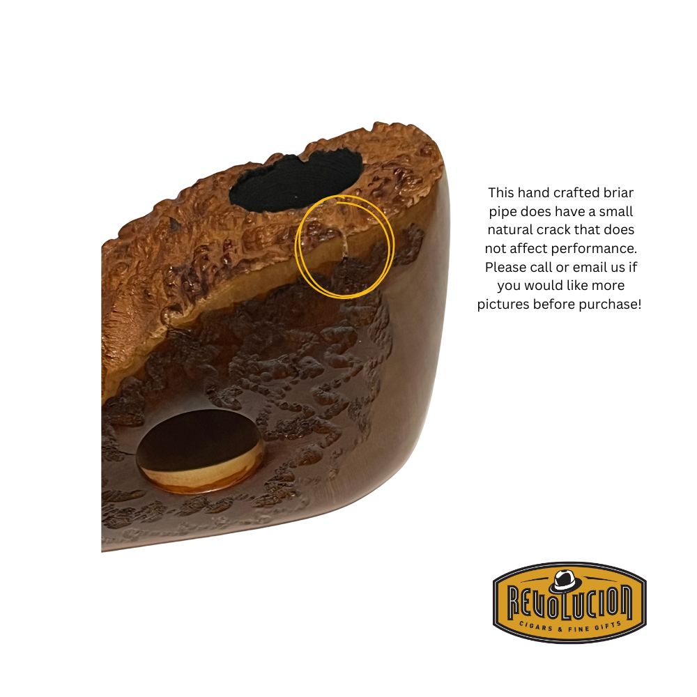 German Briar Freehand Smoking Pipe