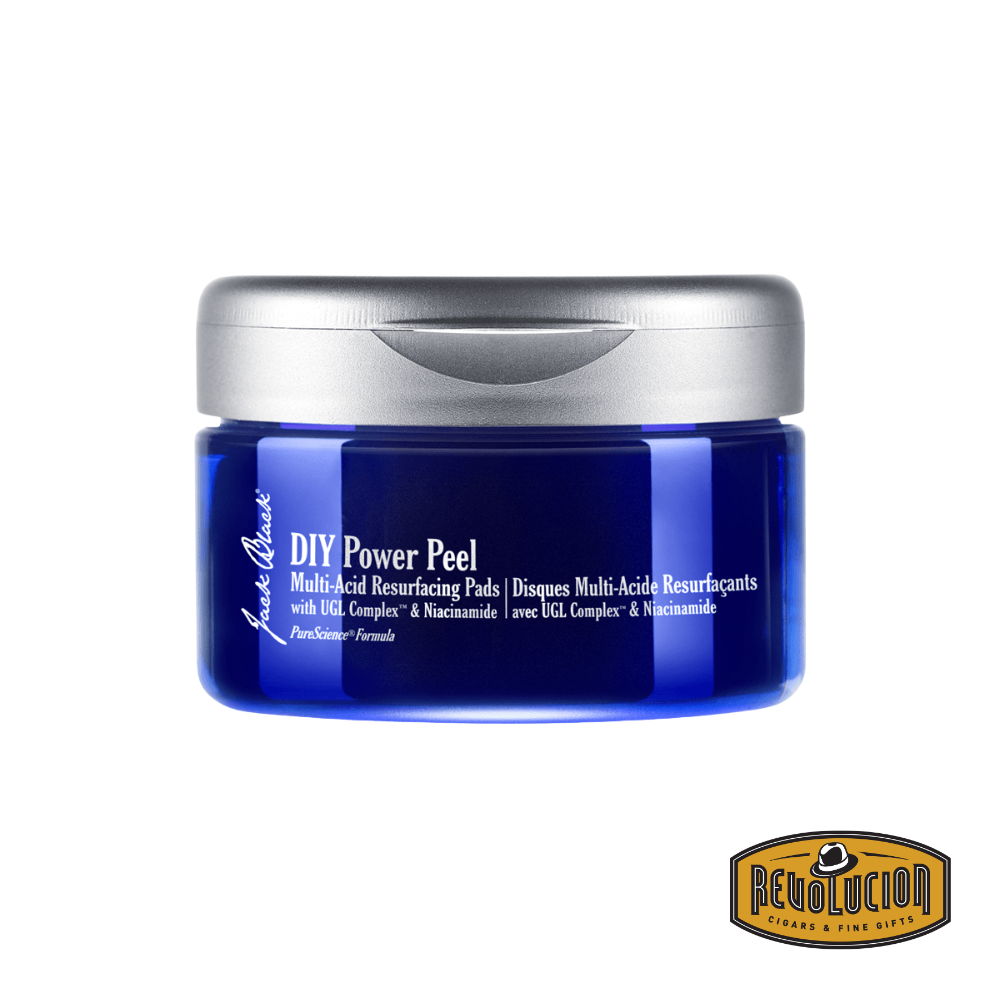 Image of Jack Black DIY Power Peel Multi-Acid Resurfacing Pads container.