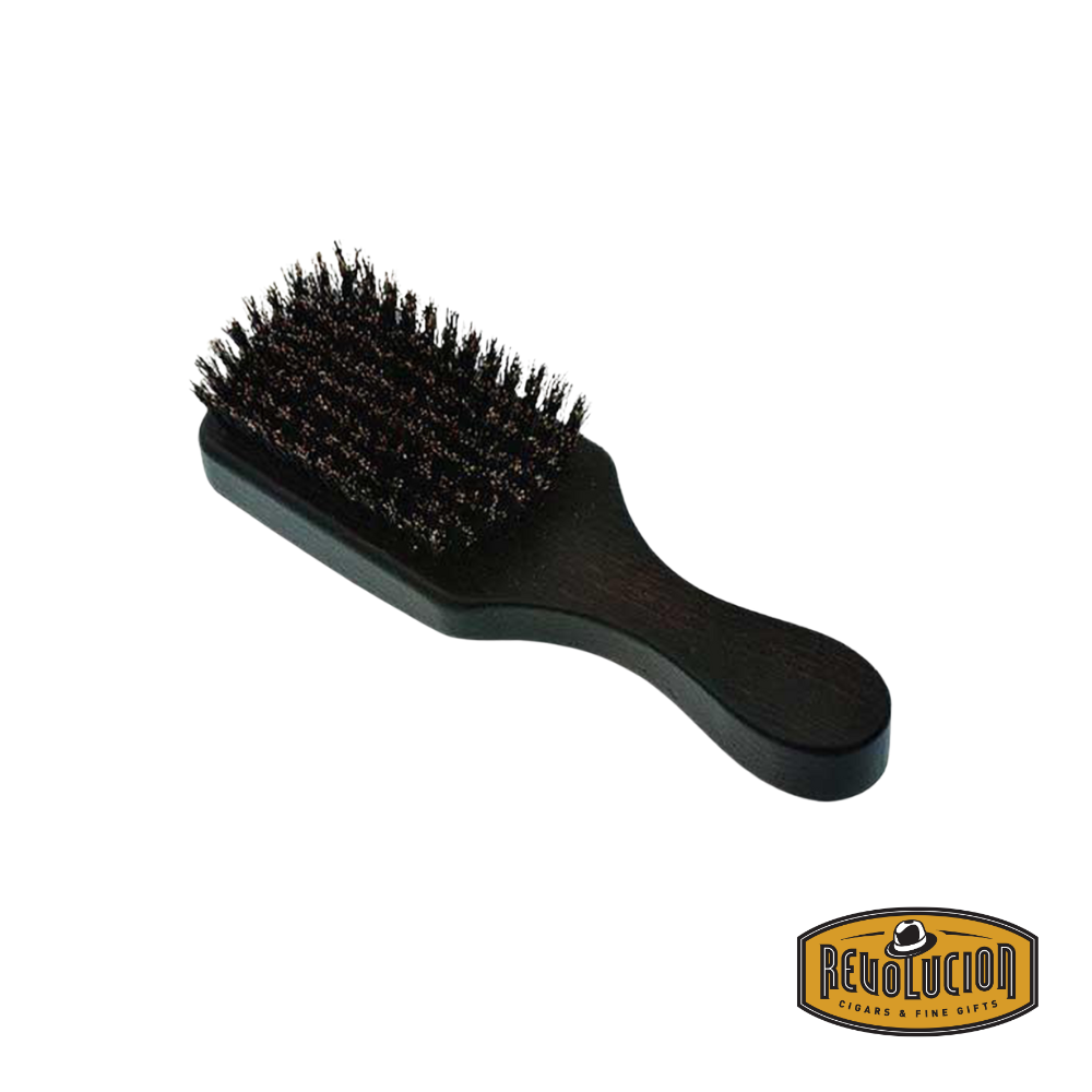 Jack Dean Club Brush with Extra Soft Boar Bristles – sleek black grooming brush designed for smooth styling and gentle scalp care.