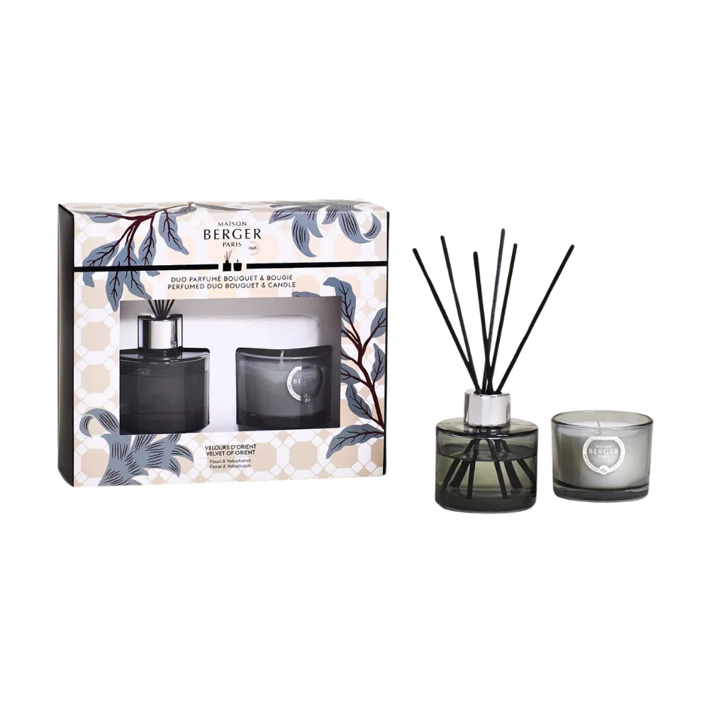Lampe Berger Adagio Duo Bouquet & Bougie (Velours d'Orient)