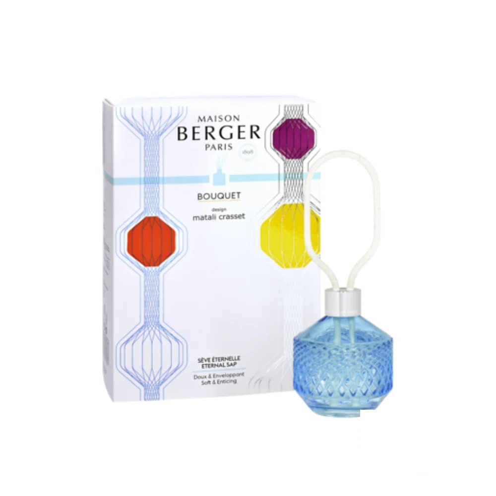 Lampe Berger Bouquet Diffuser Matali Crasset in blue, offering a modern and refreshing touch.