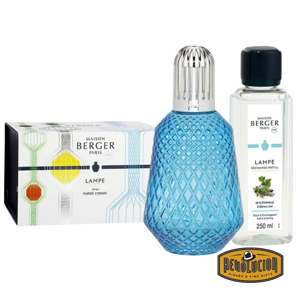 Lampe Berger Diffuser Lamp C Matali Crasset in blue, featuring a sleek and modern appearance.