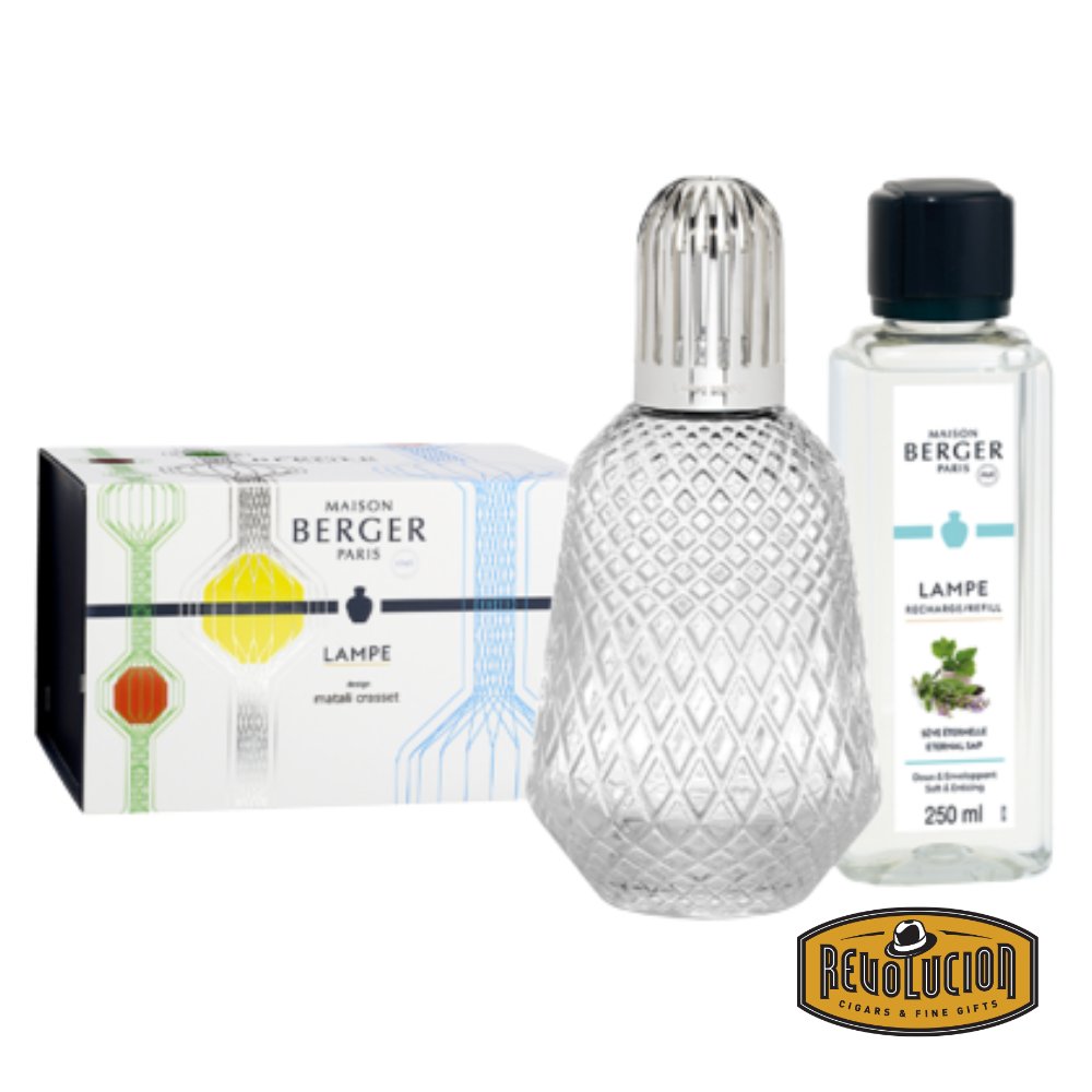 Lampe Berger Diffuser Lamp C Matali Crasset in clear, showcasing its elegant design.