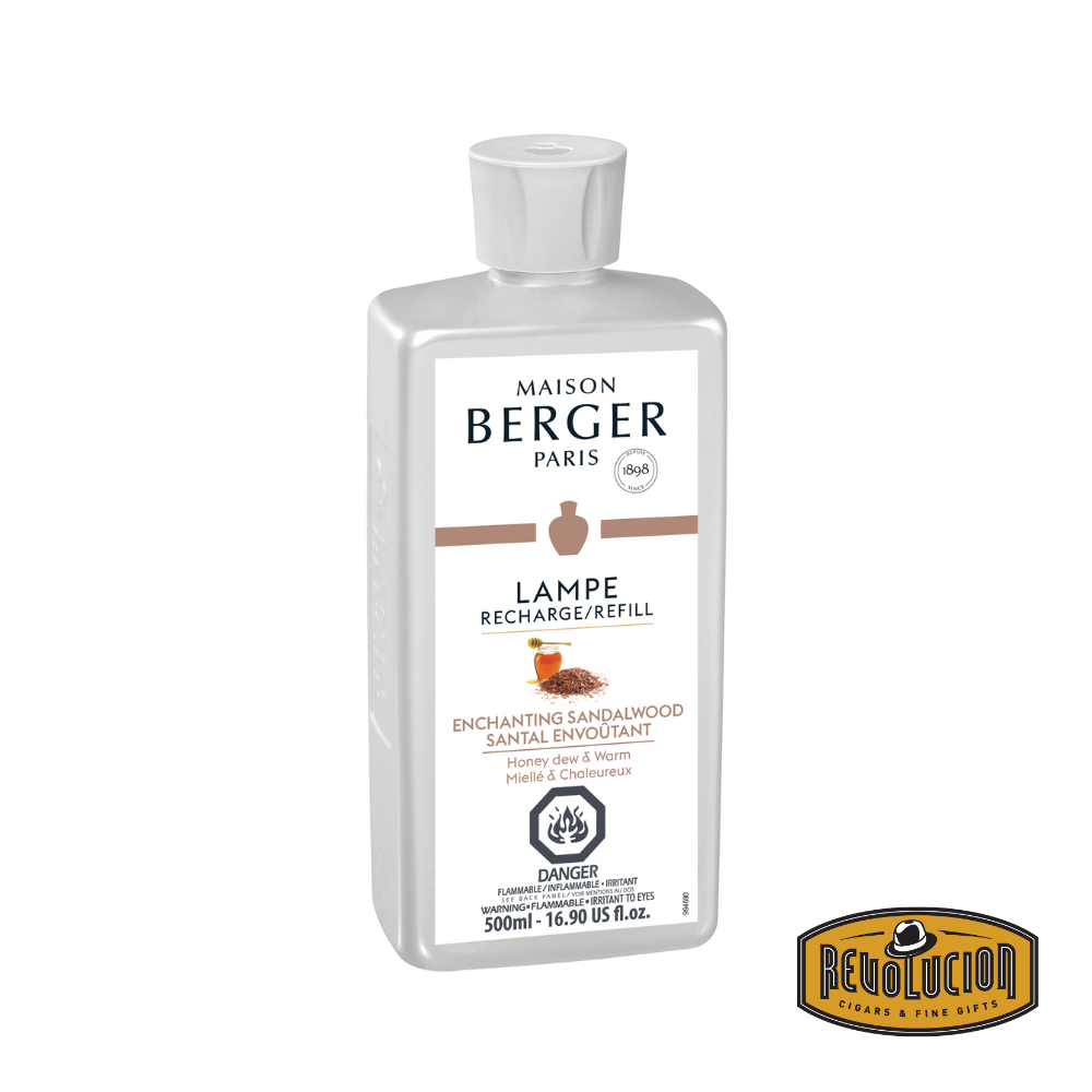 Lampe Berger Refill Enchanting Sandalwood – A warm and sophisticated home fragrance with the rich, woody aroma of sandalwood, enhanced by soft, creamy, and slightly spicy undertones.