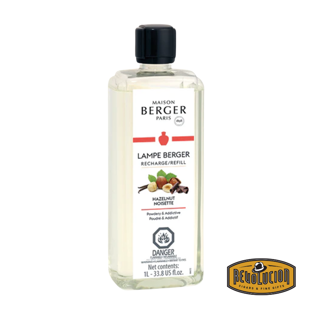 Lampe Berger Hazelnut Refill – A bottle of Lampe Berger home fragrance refill featuring a rich and nutty hazelnut aroma.
