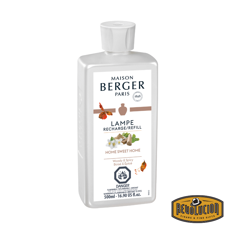 Lampe Berger Home Sweet Home Refill – A comforting home fragrance refill bottle designed for use with Lampe Berger catalytic lamps.