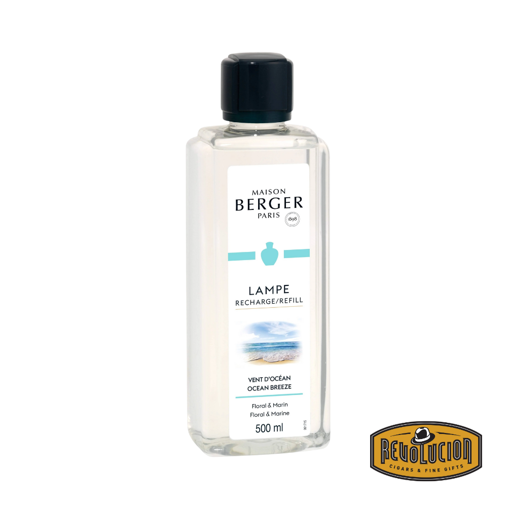 Lampe Berger Refill Ocean Breeze – A refreshing home fragrance refill that captures the invigorating scent of the sea with notes of marine freshness, floral accents, and a hint of exotic woods.