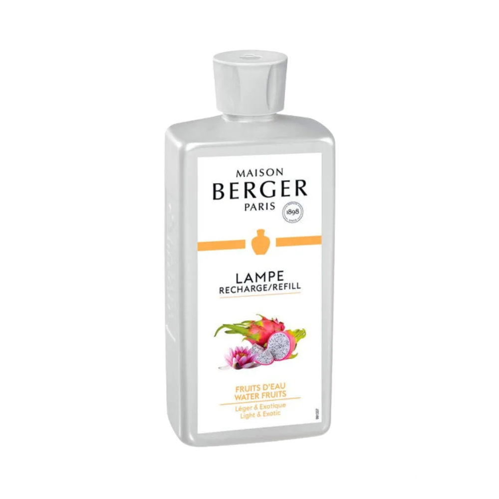 Lampe Berger Refill Water Fruits – A refreshing and fruity home fragrance with a blend of juicy, aquatic notes that bring a sense of freshness and vibrancy to any space.