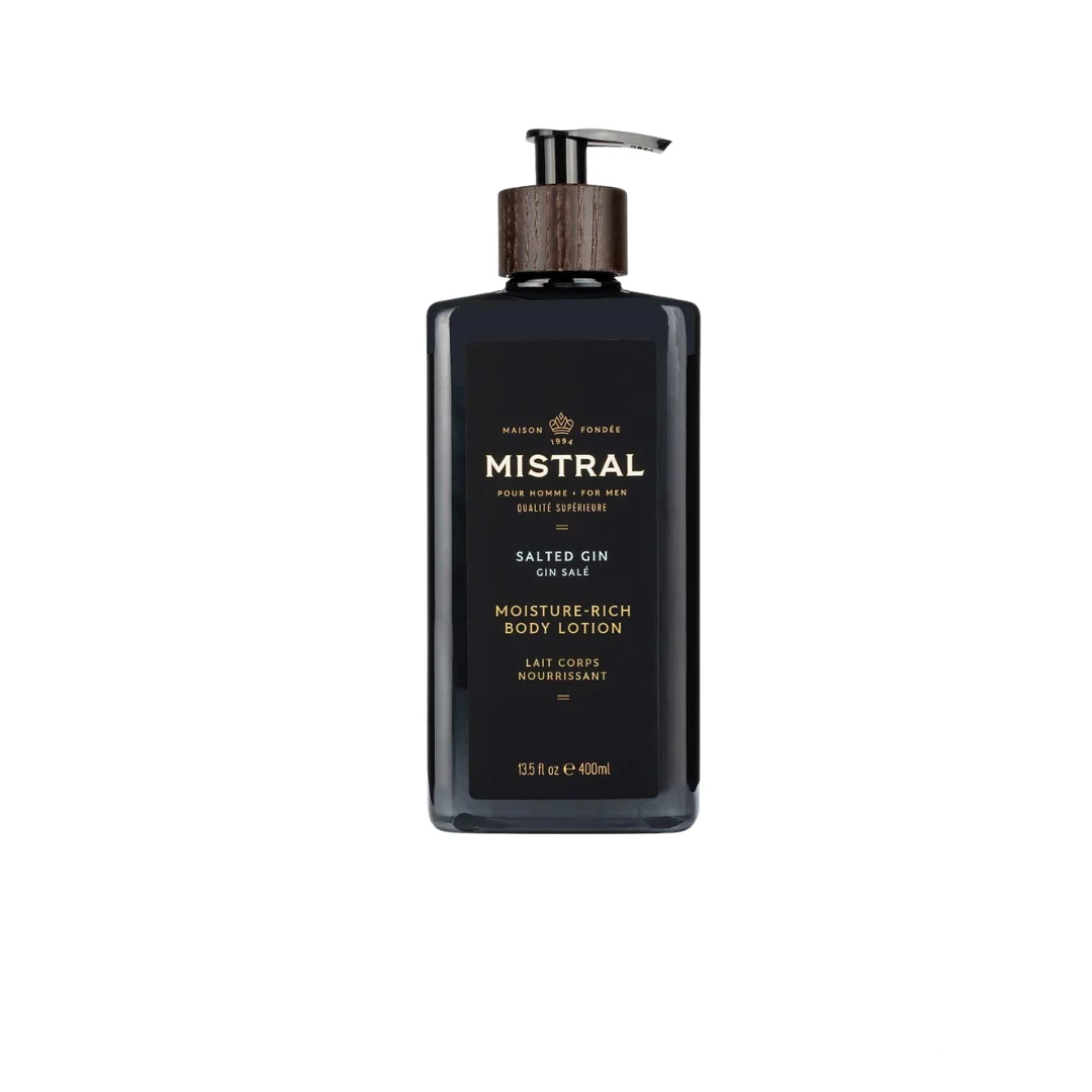 Mistral Men's Body Lotion - Salted Gin - 400ml