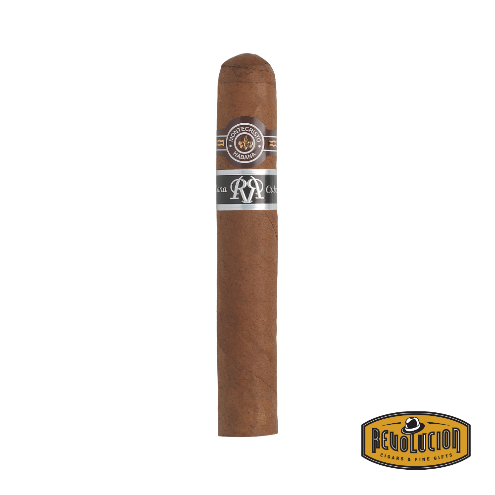 Montecristo Edmundo Reserva Cosecha 2018 Robusto Cuban cigar featuring a medium-full strength blend and elegant handmade construction.