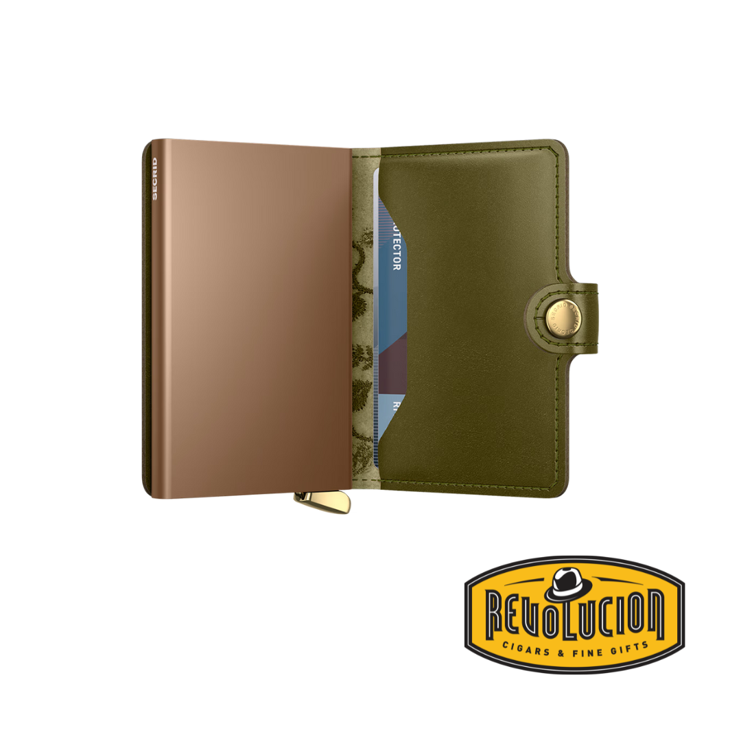 Secrid Miniwallet Floral Premium+ Olive