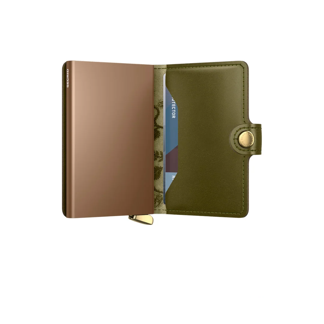 Secrid Miniwallet Floral Premium+ Olive