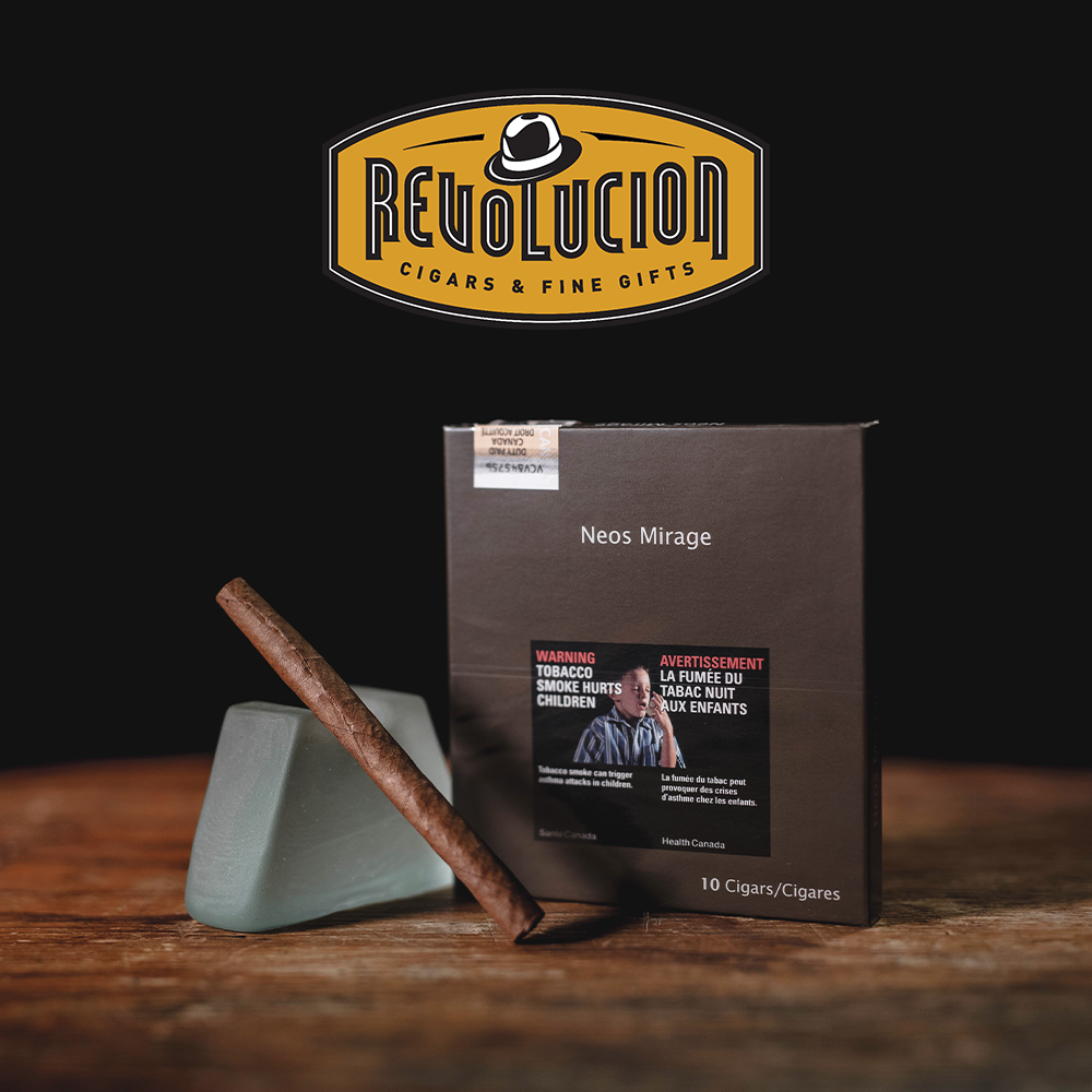 neos mirage cigarillo in plain packaging at revolucion lifestyle vancouver, the best cigar, tobacco and gift shop online.