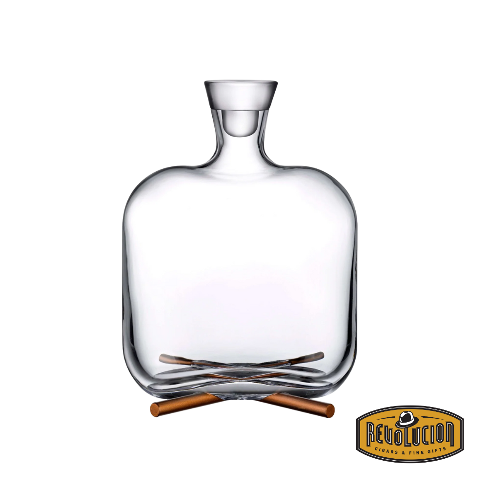 Nude Camp Whiskey Carafe empty, highlighting its sleek, modern craftsmanship and refined silhouette, ideal for any whiskey enthusiast’s collection.
