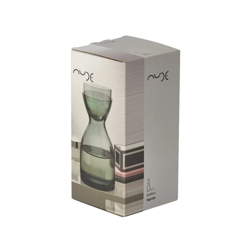 Nude Mr. & Mrs. Night Set packaging, showcasing the stylish box that houses the sophisticated bottle, making it an ideal gift for any occasion.