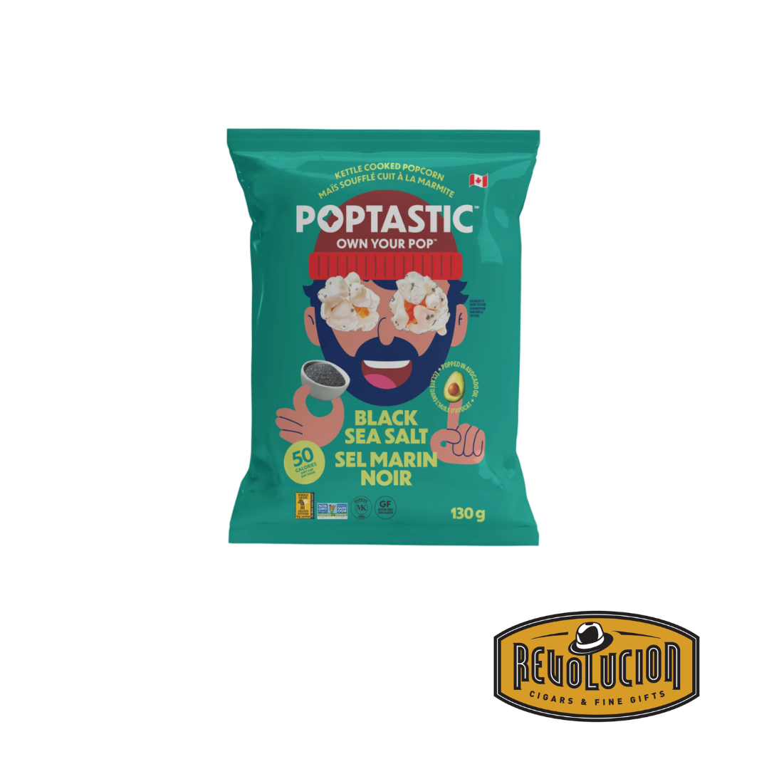 Poptastic Popcorn Black Sea Salt