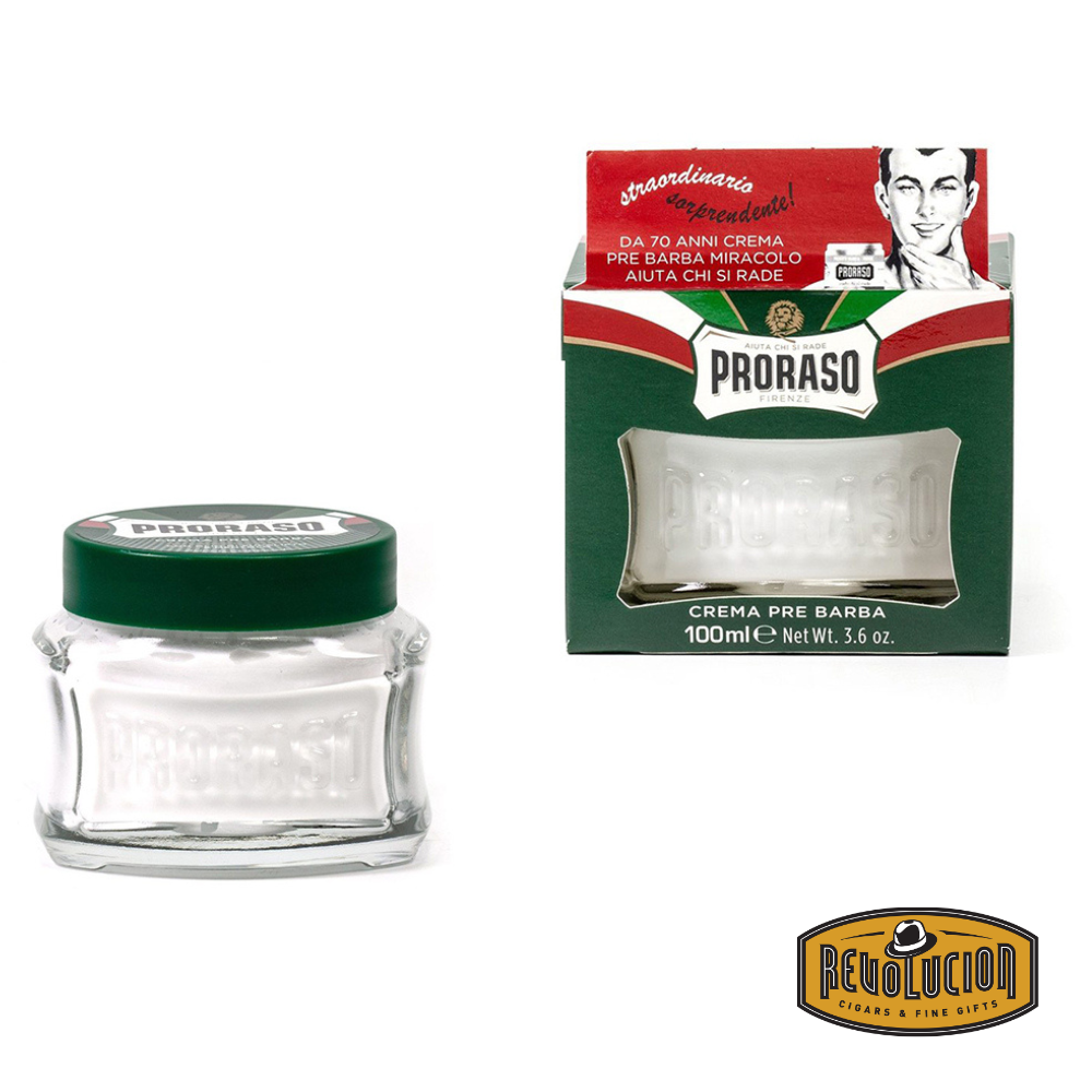 Proraso Pre and After Shave Cream Eucalyptus Oil and Menthol 100 ml front view.