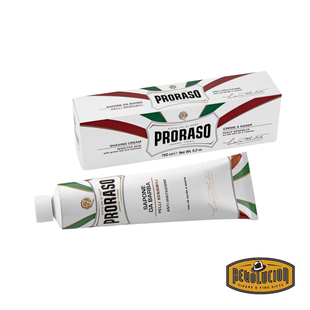 Proraso Shaving Cream Green Tea and Oatmeal 150 ml tube.