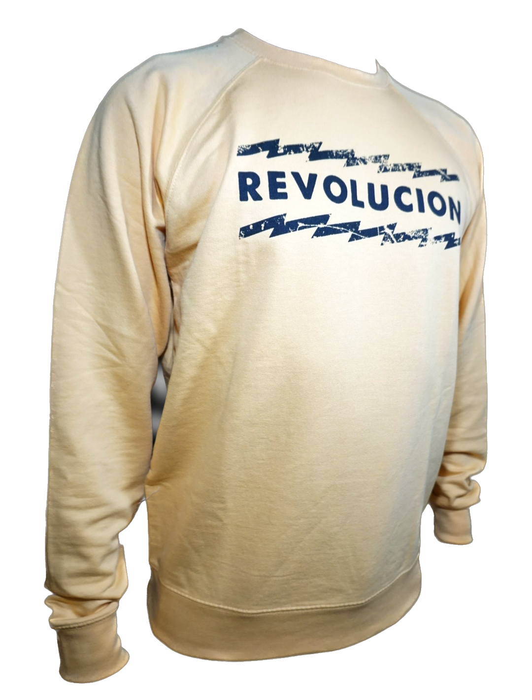 Revolucion - Sweat-shirt à col rond Lightning moutarde