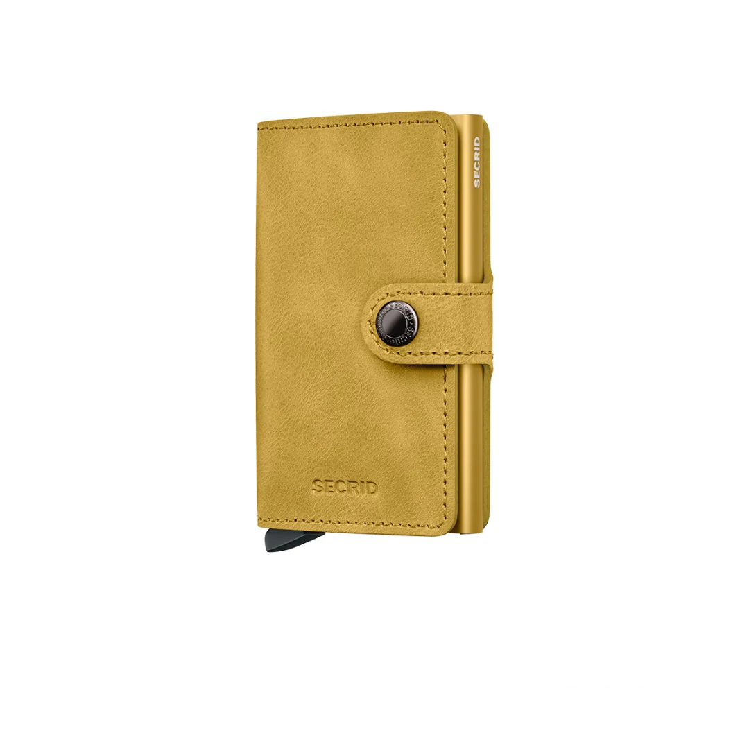 Secrid Miniwallet Vintage Yellow