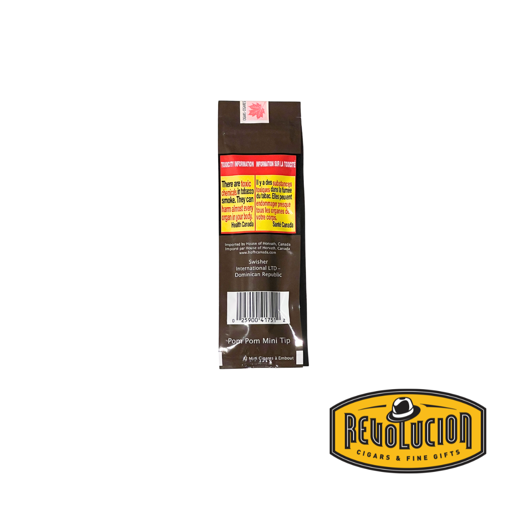 pom pom tobacco Pom Pom Mini Plastic Tip Pack of 2