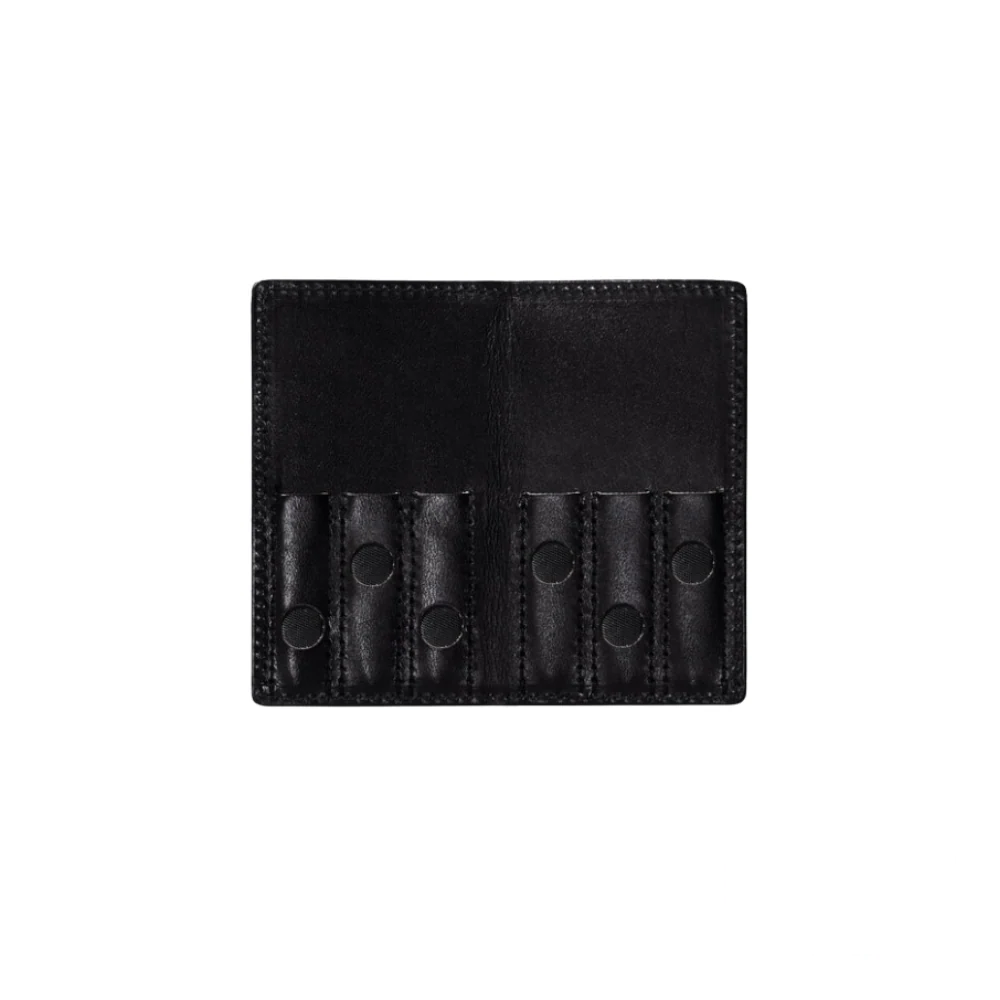 Opened Wurkin Stiffs Power Stay Wallet revealing dedicated slots for power stays, crafted for convenience and organization.
