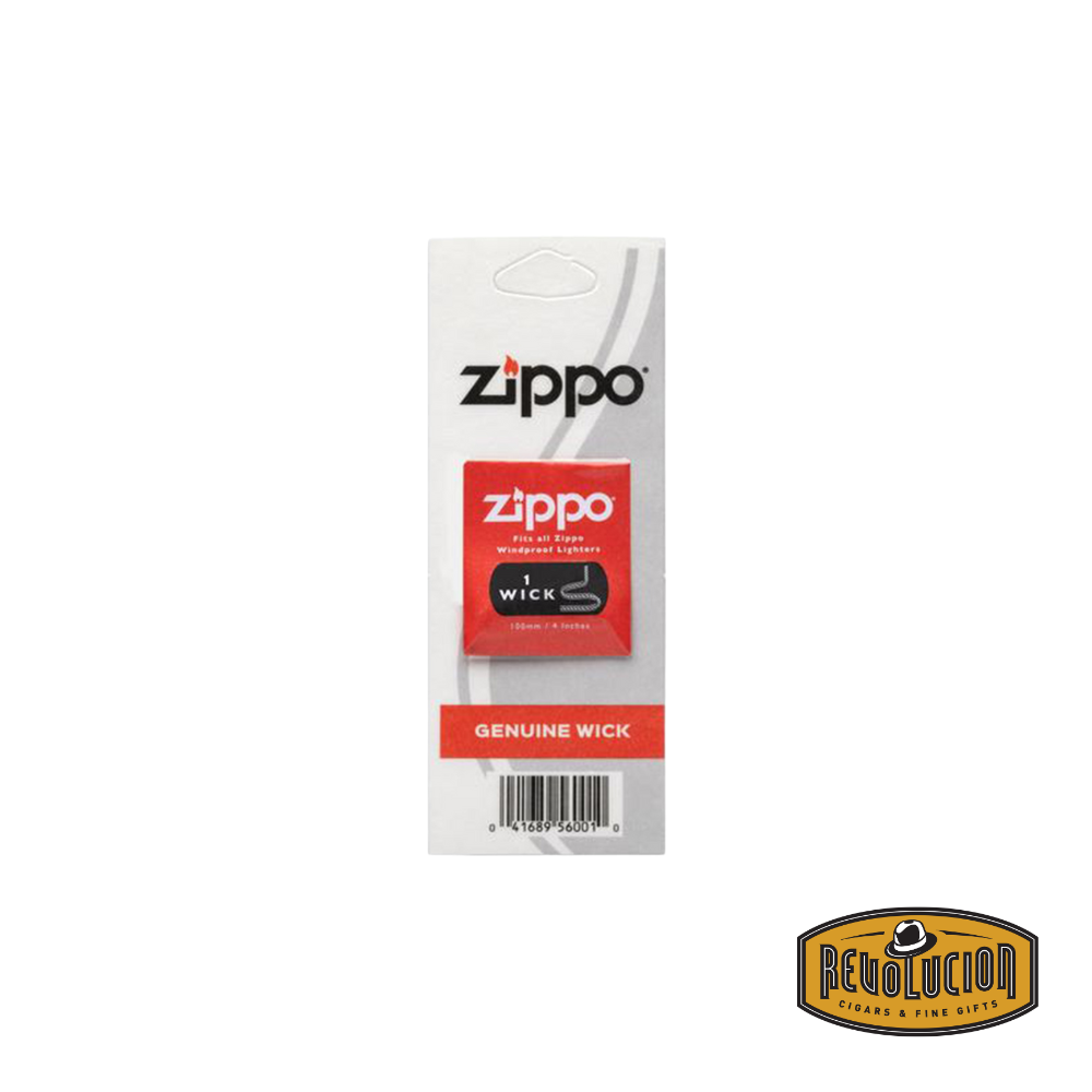 Zippo Genuine Wick for Zippo Windproof Lighters - Pack of 1, displayed in original packaging.