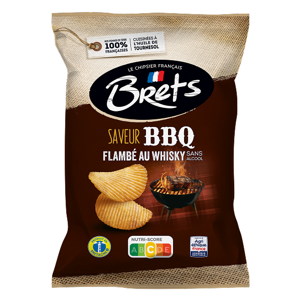 Brets Whiskey BBQ Beef Chips