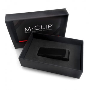 with a git box, M-clip Etched Honeycomb Money Clip - solid stainless with an etched honeycomb pattern in the slide bar