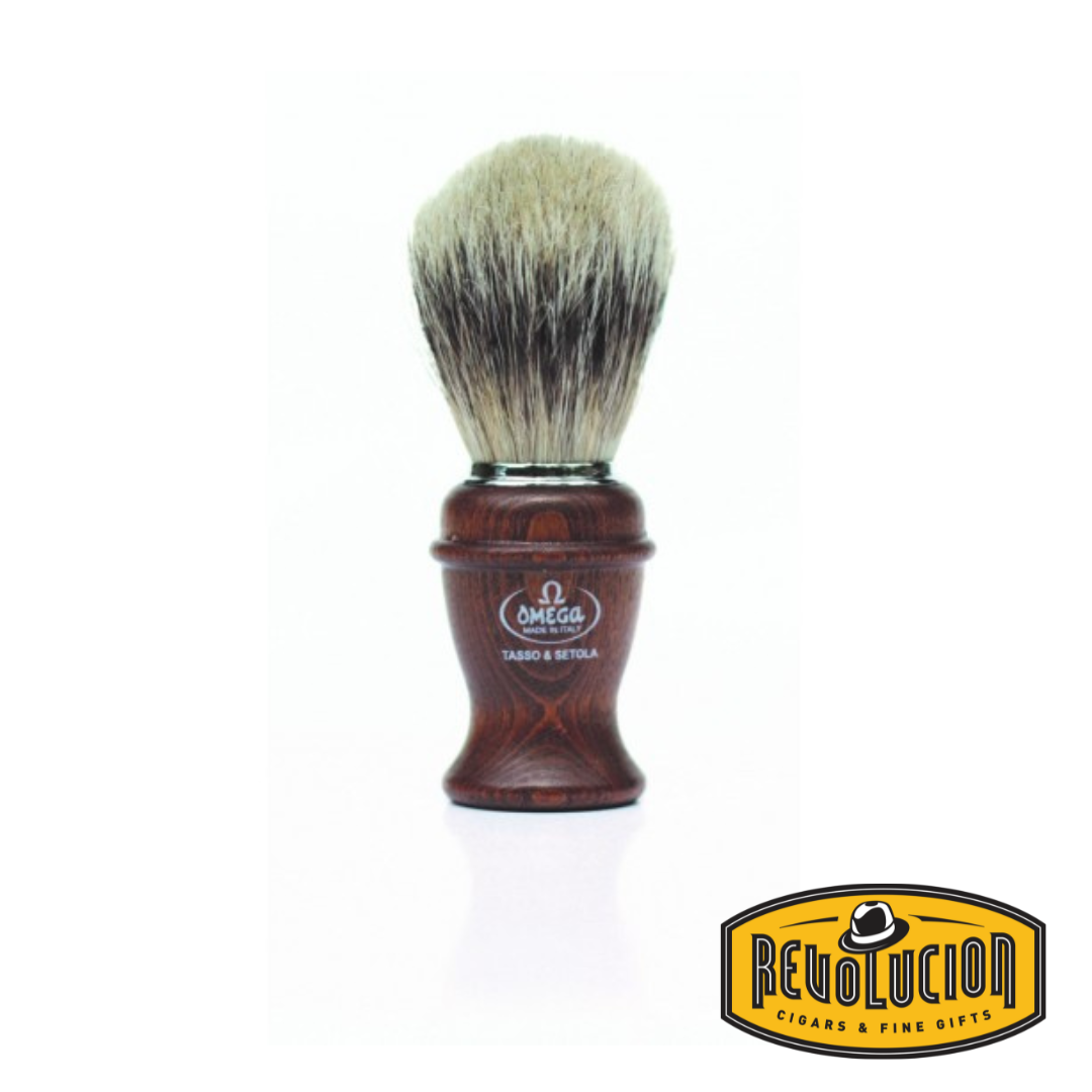 Omega Blaireaux Pure Badger Shaving Brush #3692